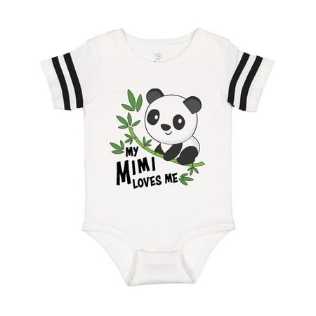 

Inktastic My Mimi Loves Me- cute panda Gift Baby Boy or Baby Girl Bodysuit
