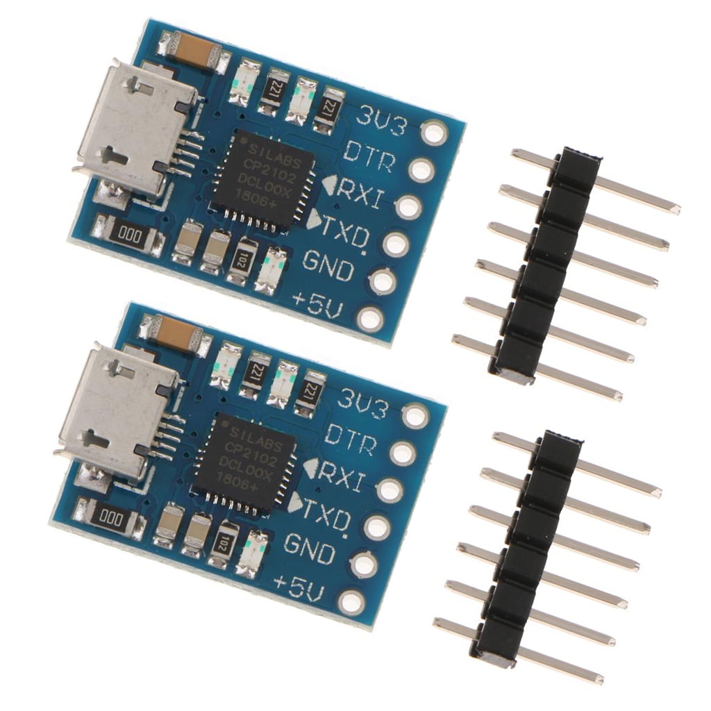 2PCS CP2102 MICRO USB to UART TTL Module 6Pin Serial Converter STC 
