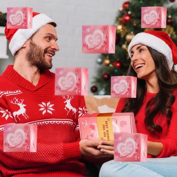 Money Gift Boxes for Cash Pop Up Valentines, Heart Gifts Surprise Box Money Gift, Pop Out Money Gift Box Explosion Box Kit