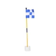 thumbnail image 4 of Bandera de putting green de golf y putt de práctica de copa de hoyo, bandera de golf, mástiles de bandera de golf, juego de copa de hoyo de bandera de Azul, 4 of 8