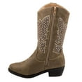 thumbnail image 3 of Kensie Girl Zip-up Toddler Heel Cowgirl Boots, 3 of 8