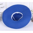 thumbnail image 4 of PIKADINGNIS Women Sun Hat Summer Straw Hat Floppy Beach Hat Wide Brim UV Protection Hats UPF 50+, 4 of 4