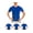 Royal, variant on 3-Pack Insta Slim Activewear Compression Crew Neck TA0003