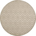 thumbnail image 2 of Nourison Versatile 8' x Round Cream Modern Rug, 2 of 10