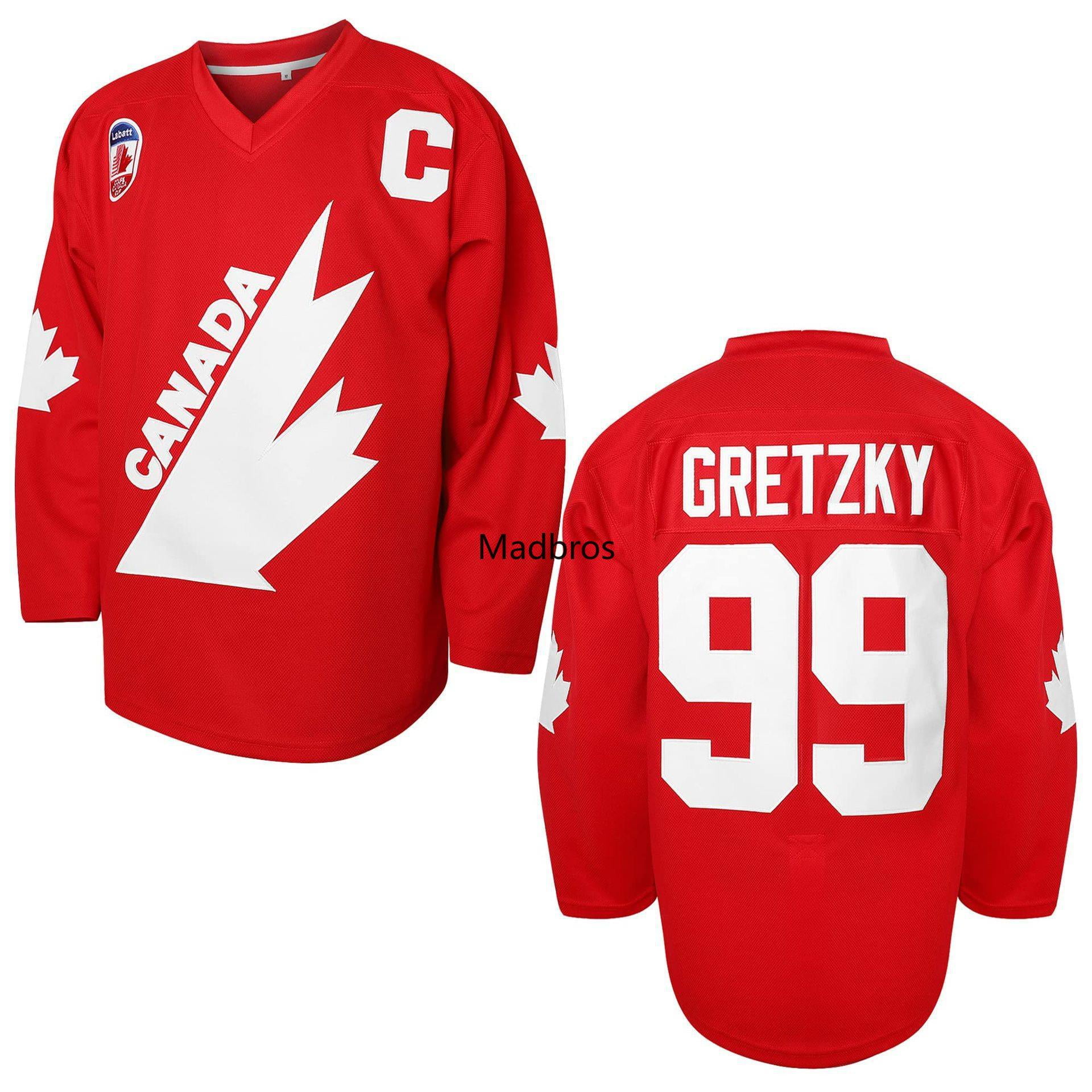 1991 Coupe Team Canada Cup Wayne Gretzky Jersey 99 Ice Hockey