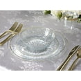 thumbnail image 6 of " OCCASIONS " 120 Plates Pack,(60 Guests) Premium Wedding Party Disposable Plastic Plates Set -60 x 10'' Dinner + 60 x 7'' Salad / Dessert (Coastal Clear & Gold), 6 of 6