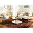 thumbnail image 3 of SAFAVIEH Antiquity Carmella Oriental Wool Area Rug, Wine/Gold, 6' x 6' Square, 3 of 12