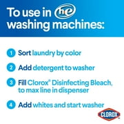 Clorox Disinfecting Bleach, Regular, 2 Pack - 121 Ounce Bottles