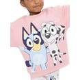 thumbnail image 7 of Bluey Toddler Girls Long Sleeve Graphic Print Sweatshirt and Matching Flare Leggings Set, 2-Piece, Sizes 12M-5T, 7 of 7