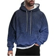 thumbnail image 2 of POROPL Hoodie Sweatshirts for Men Fashion Long Sleeve Pullover Sweatshirt with Pocket Casual Print Fall Sweatshirts, 2 of 6