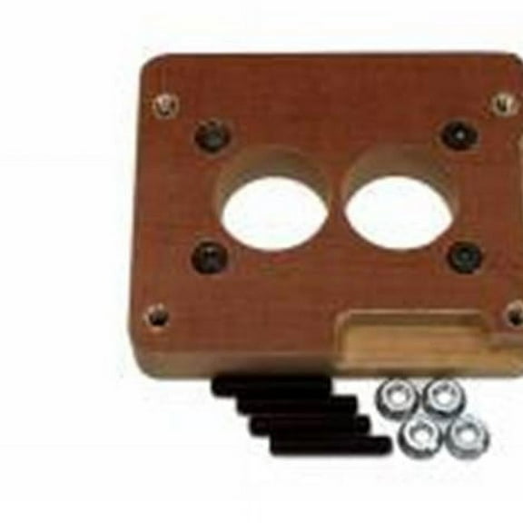 85-050 1 in. Phenolic Carburetor Adapter for Holley 2 BBL to GM 2BBL Intake