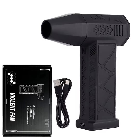 Rechargeable Compressed Air Duster, 150000RPM Super Power Electric Air Duster, 3-Gear Adjustable Mini Turbo Blower for Computer Keyboard Cleaner, Car Cleaning, House and Outdoor