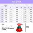 thumbnail image 3 of Girls Xmas Ugly Dress w/Bag Christmas Flutter Sleeve Outfits Costume Dress, 3 of 7
