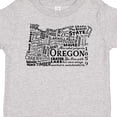 thumbnail image 4 of Inktastic Oregon Word Salad- State Outline Boys or Girls Toddler T-Shirt, 4 of 5