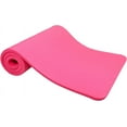 thumbnail image 6 of YEXJ 1-Inch Extra Thick High Density Anti-Tear Exercise Yoga Mat with Carrying Strap,Pink, 6 of 7