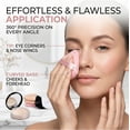 thumbnail image 4 of 48 Pcs Triangle Powder Puff, Soft Velour Makeup Puffs for Face Loose Powder Foundation, Reusable Washable Cosmetic Sponge Blender Tools, 4 of 6