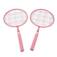 thumbnail image 1 of Children Badminton Racket Set, Soft Grip, High Elasticity, Torsion Resistant, Light and Portable with Shock Absorption  for Kids, 1 of 7