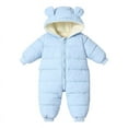 thumbnail image 6 of Cute Baby Clothes Newborn Boy Girl Snowsuit Winter Coats Infant Jumpsuit Bodysuits Registry Warm Hooded Suit, 6 of 6