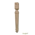 thumbnail image 2 of BingLTD - 30" Tall Unfinished Rubberwood Dining Table Leg - 1 PC (TL30351-RW-UNF), 2 of 5