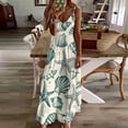 thumbnail image 3 of Beach Seashell Starfish Sleeveless Dress Woman Fashion Long Dresses Women's Summer Suit Dress Summer 2025 Women, 3 of 7
