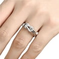 thumbnail image 4 of YYKihy Friendship Love Knot Ring Gold Plated Diamond Love Knot Promise Ring Twisted Rope For Women, 4 of 9