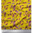thumbnail image 1 of Soimoi Moss Georgette Fabric Brush Stroke Abstract Fabric Prints By Yard 42 Inch Wide, 1 of 3