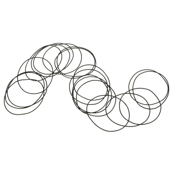 Raindrops 200pcs 0.6mm Waterproof Silicone Seal Rings Watch Case Gasket Watch Repair Replacement Accessories Watch Back Seal Washers Watch Sealing Rings