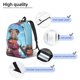 thumbnail image 3 of Easygdp Elephant Sits Mochila de Lona Resistente para Laptop, Compatible con Laptops de 15 a 17 pulgadas, Ideal para Escuela, Trabajo y Viajes-Small, 3 of 5