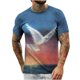 thumbnail image 1 of Camiseta de todos los días unisex para hombre Camiseta de manga corta con estampado gráfico en 3D Casual Pompotops oipoqjl32638, 1 of 9