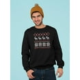 thumbnail image 2 of Christmas Design Sweatshirt Men -Image by Shutterstock, Male Medium, 2 of 4