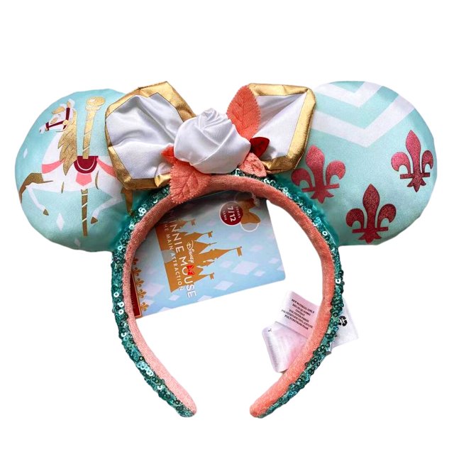 Diadema con orejas de Mickey y Minnie de Disney, lazo grande, orejas de ratón de PU, diadema con bola de felpa, Festival de dibujos animados, fiesta, Cosplay, felpa para adultos/niños Gao Jinjia LED