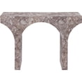 thumbnail image 4 of Meridian Furniture Pomezia Brown Marble Finish Console Table, 4 of 8