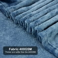 thumbnail image 3 of Fleece Blanket Throw Blanket, Twin Size Blue Bed Blanket, Lattice Textured Soft Fuzzy Throw, Warm Cozy Microfiber Blanket, 60 "x 80", 3 of 7