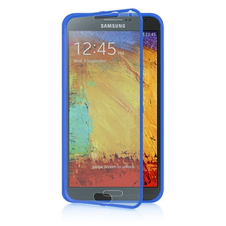 Samsung Cover Case Note 3 Samsung Galaxy Note 3 Case, by Insten Wrap Up Rubber TPU Case Cover With Screen Protector For Samsung Galaxy Note 3 ()