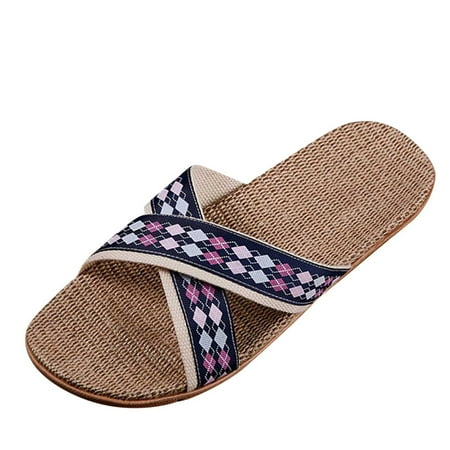 

adviicd Gold Sandals Rhinestone Sandals Women s Flat Sandals Flip Flop Jeweled Sandals Trendy