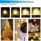 thumbnail image 5 of Luces de cristal de colores cálidos Luces solares de burbujas Luces navideñas Luces de patio al aire libre para decoración de patio al aire libre 8 funciones solares 7 metros 50 luces, 5 of 5