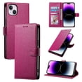 thumbnail image 1 of Funda para FOXDOCK iPhone 14 Plus – Cuero Premium, 3 ranuras para tarjetas, Protección contra impactos, 1 of 5