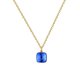 thumbnail image 3 of JSBAO, recién llegados, collar de cristal de 9 colores a la moda, collar de tuerca de Color dorado de acero inoxidable para mujer, el mejor regalo, 3 of 4