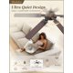 thumbnail image 4 of Ventilador de techo Fabulous de 48 pulgadas para interiores/exteriores, 6 aspas, paquete de 2, 4 of 7