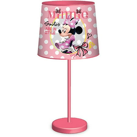 Disney Minnie Mouse Table Lamp, Pink - Walmart.com