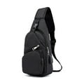 thumbnail image 2 of ibiyuan Sling Bag Anti-Theft Crossbody Bag USB Charging Sling Chest Daypack for Men Women, Single Shoulder Crossbody Backpack for Hiking Camping Outdoor Adventures, 2 of 5
