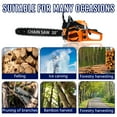thumbnail image 6 of 58CC Gas Chainsaw 20 Inch, Powerful 2-Stroke Petrol Top Handle Chain Saw, Heavy Duty Gas Powered Chainsaw for Tree Cutting, Wood Trimming, Firewood, 6 of 8