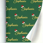 Personalized Text Wrapping Paper, Name Custom Funny Wrapping Paper Roll For Wedding Anniversary Birthday Gift 58x23 Inch 1 Roll Gift Wrap Paper With Name/text, Golf Gift Wrapping Paper