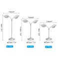 thumbnail image 2 of Earring Holder, 3pcs Earring Stand Earring Display Stands Storage Organizer Metal Rack Leaf for Photography, Silvery, 2 of 5