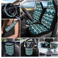 thumbnail image 2 of KUIFORTI Tribal Aztec Car Seat Cover Set Set 15 Pcs Automotive Front Seat & Bench Back Seat Cover Durable Anti Slip Universal Fit for Vehicles,Cars,Suvs,Vans,Sedans, 2 of 7