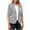 Grey, variant on EQWLJWE Fall Savings!Blazers For Women Business Casual Button Front,Blazers Jackets Elegant Women,Blazers For Women Plus Size Clearance,Womens Casual Solid Suit Jacket Tops