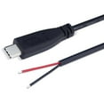 thumbnail image 4 of SIEYIO 25cm/1m/2m Type C Male to Open End 2Pin Power Cable Extension Cord Wire 5V 3A, 4 of 15