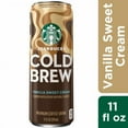 thumbnail image 2 of (2 pack) Starbucks Cold Brew Vanilla Sweet Cream 11oz Can, 2 of 4