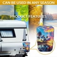 thumbnail image 6 of Yuyamidu Seaside RV Electric Tongue Jack Cover Sunset RV Electric Jack Cover 300D RV Accessories UV Resistant RV Travel Trailer Jack Protective Cover for RV Cover, 6 of 7