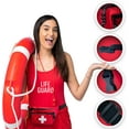 thumbnail image 5 of AsaTechmed 3 Pack - Lifeguard Fanny Pack with Whistle Lanyard - Baywatch Style First Aid Hip Pack w/Adjustable Strap, Cross Logo + Zipper Pouch, Emergency Equipment Set, 5 of 7